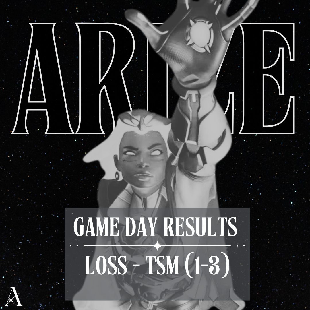 We go down 1-3 to <a href="/TSM/">TSM</a>! GGs!