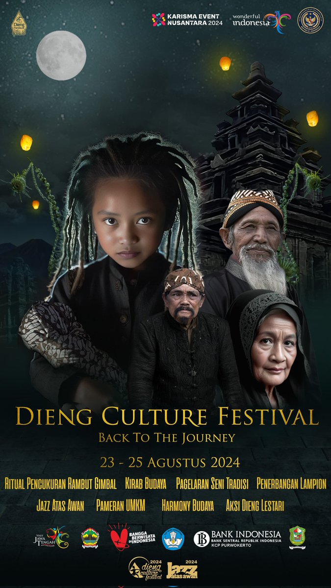 MasMasBiassaa's tweet image. GIVEAWAY ALERT🎉🎉

Saya akan berbagi 2 tiket Dieng Culture Festival 2024 sebanyak 2 tiket untuk Paman &amp;amp; Tante yang beruntung

Syaratnya :
1. Follow akun ini &amp;amp; follow akun @FestivalDiengID 
2. WAJIB Retuit &amp;amp; Like postingan ini
3. Kasih masukan, kritik &amp;amp; saran untuk akun