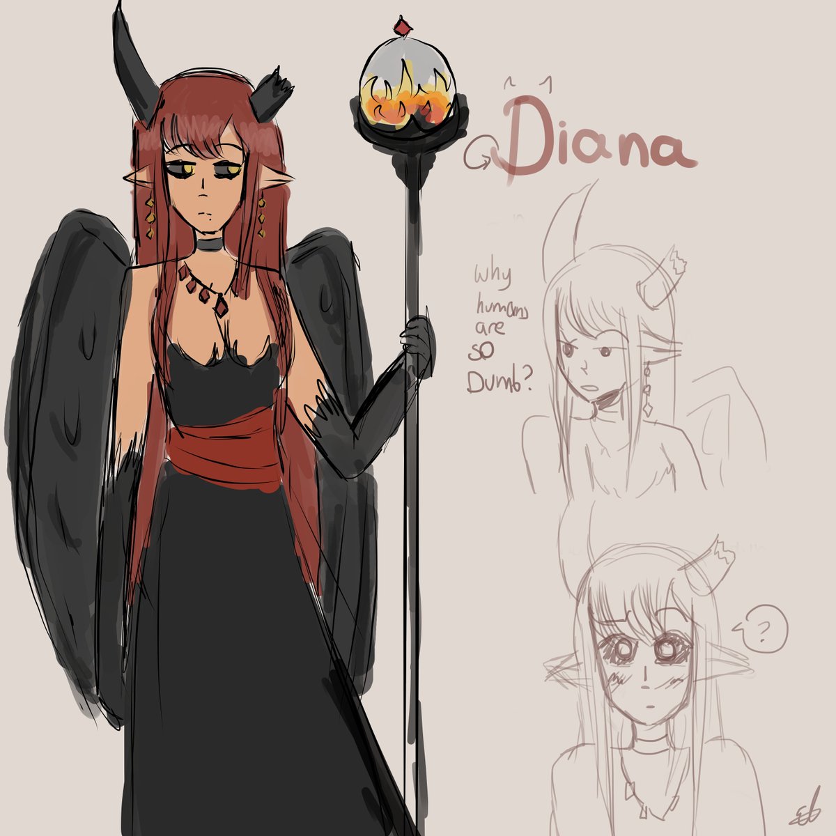 H1T0R1El1_png's tweet image. NEW OG OC !!

meet diana and clara 

diana is a queen of hell and clara just a simple angel

they fall in love !

#oc #ogoc #originalcharacter #originalcharacterart