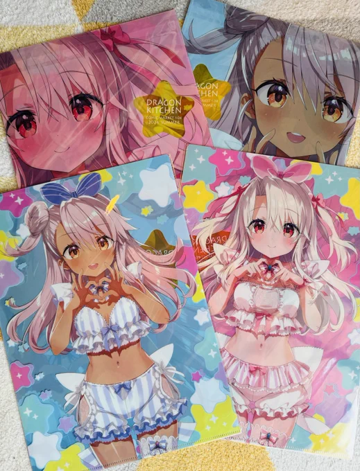 C104新刊セットに入るクリアファイルのサンプル届きましたん!