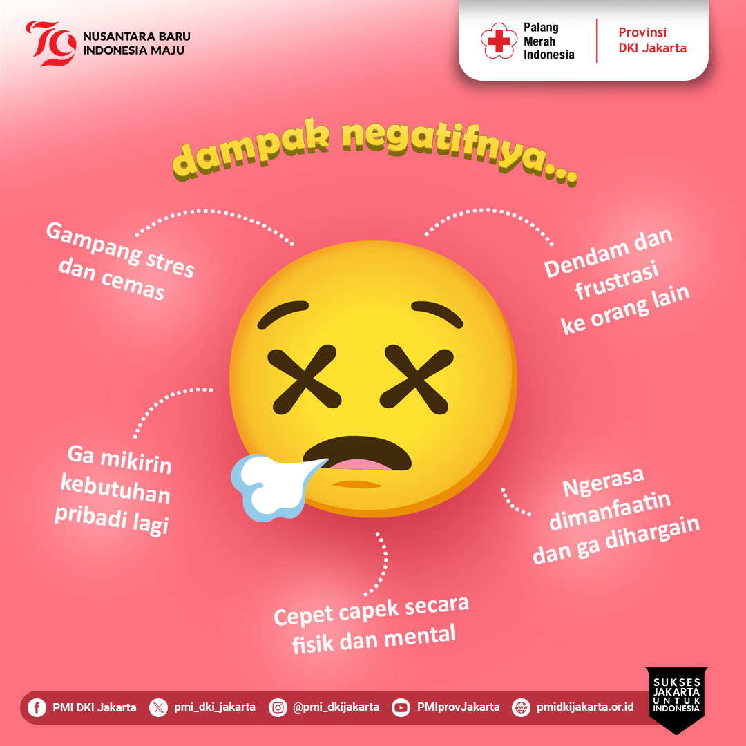 PMI_DKI_Jakarta's tweet image. Pernah nggak sih, #SobatPMI selalu berusaha nyenengin orang lain sampai lupa sama diri sendiri? 🤔
Yuk, kita bahas soal people-pleasing, gimana caranya biar bisa tetap bantu orang lain tanpa kehilangan diri sendiri. ❤️

#MentalHealth #PeoplePleaser #MentalWellness #SehatsehatAku