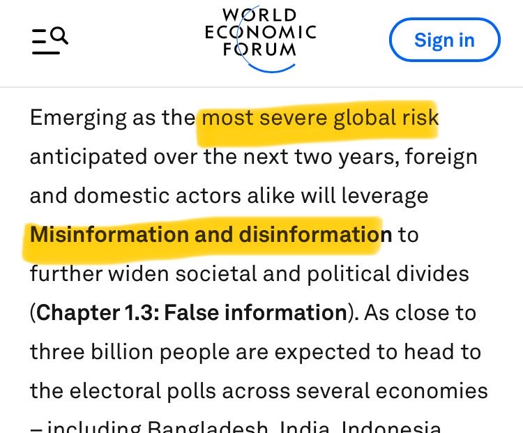 Resist_CBDC's tweet photo. “foreign and domestic actors alike will leverage Misinformation and disinformation”
Problem - Reaction - Solution
CENSORSHIP incoming https://t.co/qS2eryw5Dg