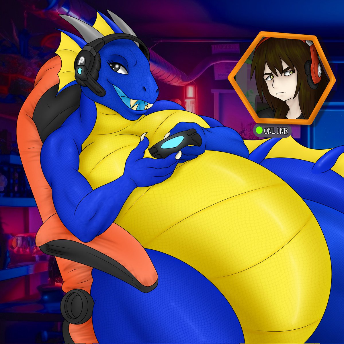 VbTyronne's tweet photo. Happy #vore_day 

Special thanks to @Umi_Durg for company me im this comic for this special day 

You can see it complete here

Ekas:
https://t.co/kWBtHfuyz2
Furaffinity
https://t.co/WMsOYFm1xE https://t.co/BqxrGKHw0B