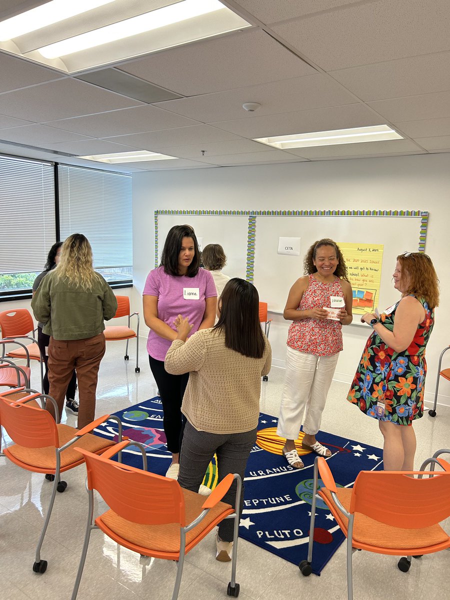 BaileysUpperES's tweet photo. We welcomed our new to Bailey’s Upper ES staff today! Thank you to our two amazing lead mentors for putting together a very informative and FUN first day!!  🧡🐯💙 #BUpper24 @FCPSR2 https://t.co/192lMaDKet