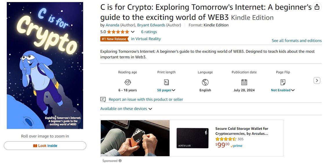 <a href="/AdamEShelton/">Adam Shelton (Captain)</a> Bro <a href="/DumboCoin/">MR.DUMBO 🐘</a> has the #1 #kindlebook in VR on <a href="/amazon/">Amazon</a>. Who else is doing this, folks like 💩 coins so they can blame others for poor financial decisions. Not me it’s just hard work &amp; patience! #crypto