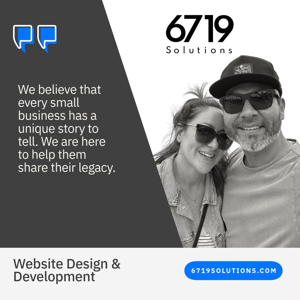 6719Solutions's tweet photo. Hi! We are 6719 Solutions. We build functional, clear, and creative websites for small businesses. Let us know how we can serve you and your clients.

#6719solutions #webdesign #webdevelopment #ux #ui #functional #clear #creative https://t.co/W2C8VZfrpG