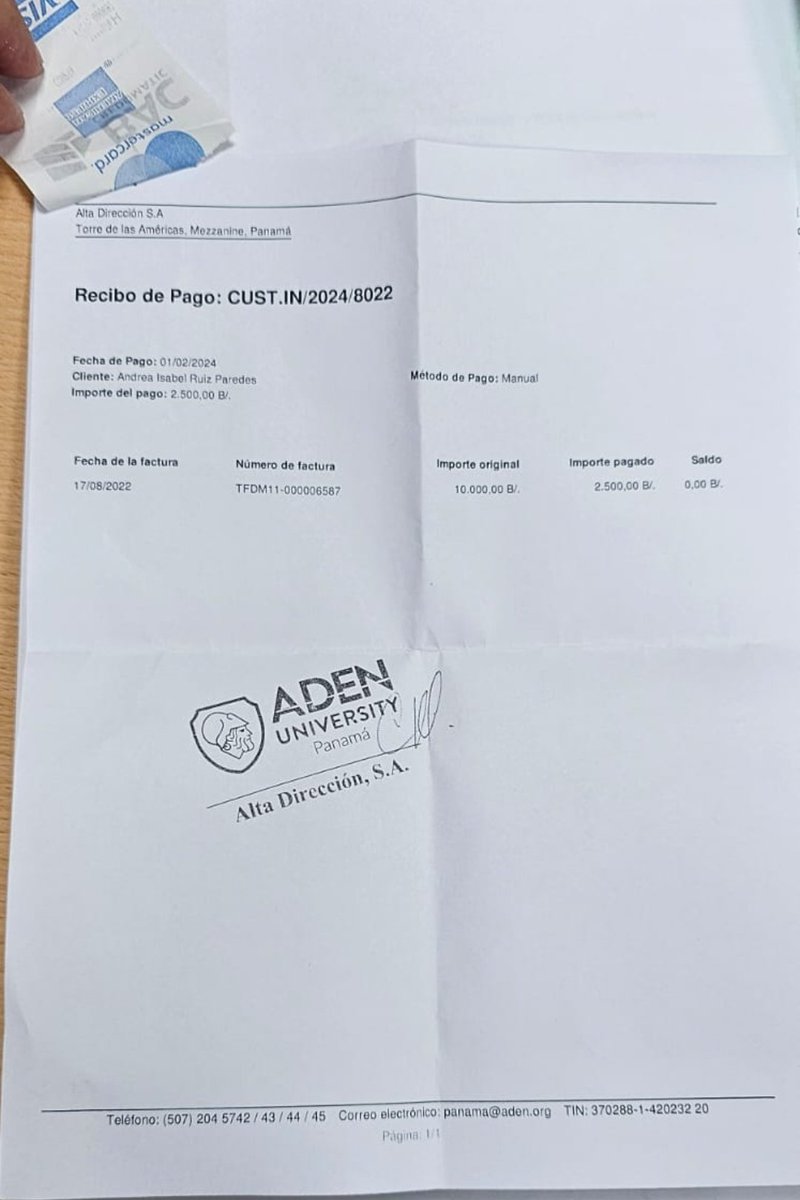 Una publicación hace referencia a un "Auxilio Economico" dado a mi hija. Ella es mayor de edad y pudiera dar las explicaciones, pero primero es mi hija y por ella y mis otras 3 hijas siempre pondré el pecho, sin pestañar.
1. La misma en 2021, por su promedio aplico a una beca
