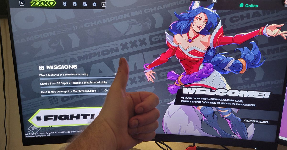 Lonemarshyy's tweet photo. I was lucky enough to win a 2xko code from my good friend @Imprez_ !! He has 10 more to give away, make sure to DM him for the chance to get one!! #2xko #wbsponsored #imprez https://t.co/30V4cQVPYh