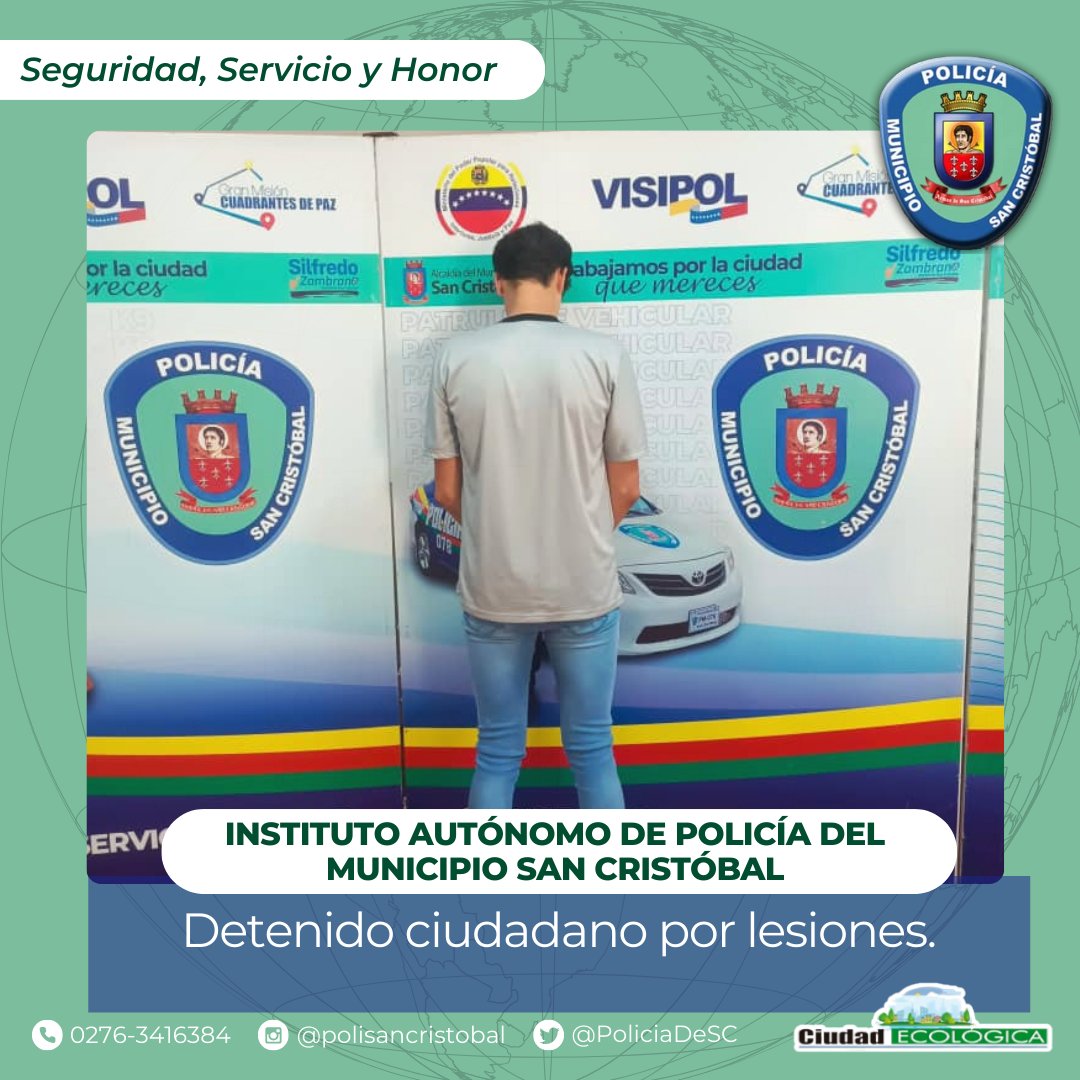 DETENIDO CIUDADANO POR LESIONES