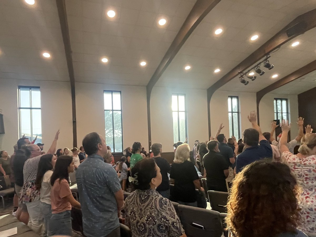 We had a sweet time of praise and prayer tonight as we prepare to start school Wednesday, August 14 (K-12th grades). We are so thankful for God’s faithfulness to TCS for 42 years and ask His blessings on this new school year!