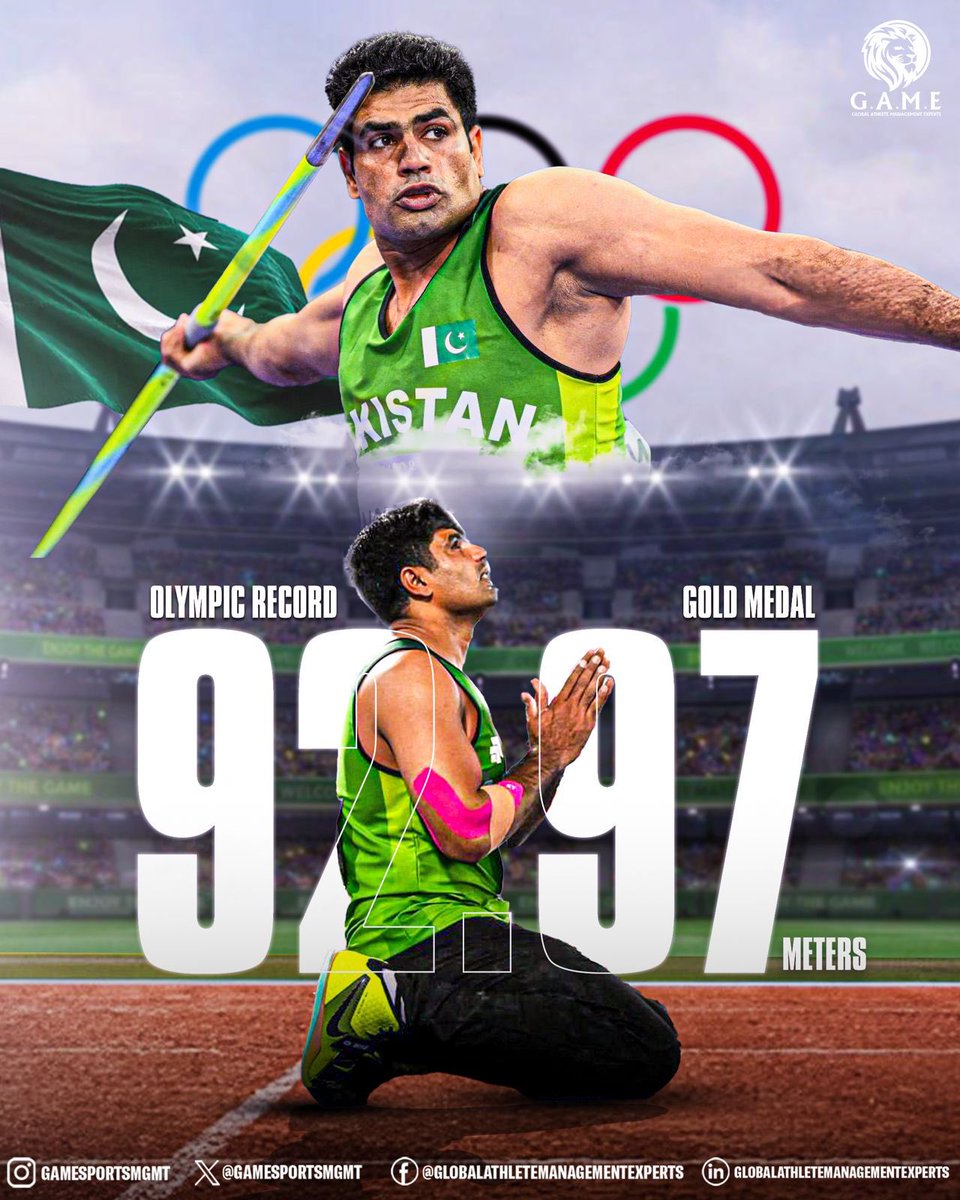 Who else got goosebumps?

#ArshadNadeem #Javelin #Pakistan #Gold