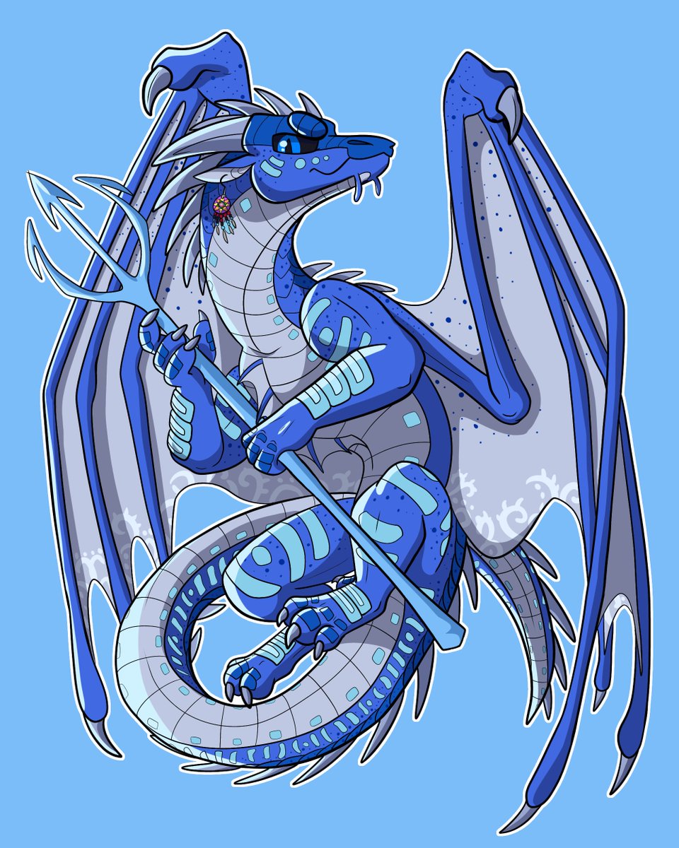 EmperorCelestin's tweet photo. Akh'lut and his trident. Made by Kyubucube!
https://t.co/uMAgJ53VAG
#FYP #dragon #dragonart #art #digitalart #dragoncharacter #wingsoffire #wingsoffireart #wingsoffiredragon #wof #wingsoffirehybrid https://t.co/iJIvul6oGp