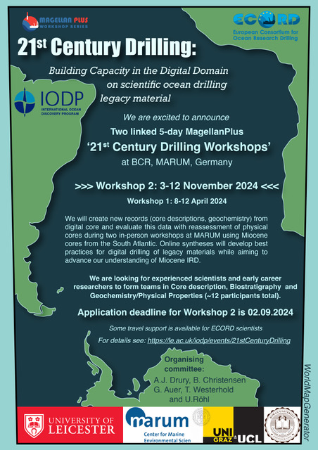 sedimentology's tweet image. If you are interested in applying, please see the website for more details: le.ac.uk/iodp/events/21…
Application form: forms.gle/Kyky6bMkwrmQve…
Deadline: 2 September