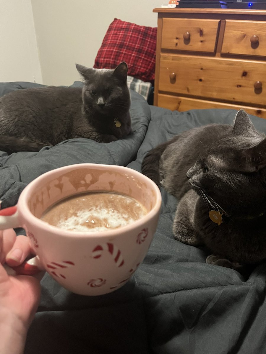When you arnt feeling good and your hubby makes you homemade hot coco in bed 😍💖