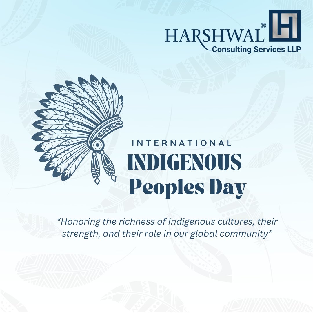 HCSLLP's tweet photo. Today, we celebrate the resilience, wisdom, and heritage of Indigenous communities globally.
Let's amplify their voices.

#indigenouspeoplesday #hcsllp #indigenousrights #heritage #indigenousculture #indigenoushistory #indigenousyouth #culture #harshwalconsultingservicesllp https://t.co/ljaRq0aOSc