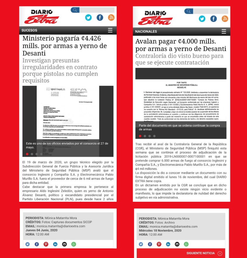 RosCasSol's tweet photo. 👇 Ahora que el despacho de la diputada Álvarez Marín (@DespachoAAM) está produciendo infografías, ¿para cuándo nos agasajan con una sobre los alquileres a su familia? (👇Ver video donde la diputada los defiende como "derecho adquirido".)

💣 Y sobre ese mismo tema de los  alquileres, ¿qué tal una infografía sobre cuando en 2017 (seguro de que ganaría la Presidencia en 2018), su papá @alvarez_desanti presentó recurso de amparo para dejar sin efecto la prohibición de que familiares de miembros de los Supremos Poderes contraten con el Estado (👇ver nota de @nacion)?

🔥 También sería útil una infografía sobre la controversial compra de armas 2020 (en plena pandemia, mientras la carencia azotaba los hogares costarricenses) que la @cgrcostarica
(reino de doña Marta Acosta) avaló al esposo de su hermana por más de 4 mil millones,  aunque la prensa informó (👇ver notas de @DiarioExtraCR) que tanto el entonces Viceministro de Seguridad (PAC) como el entonces Jefe de Fuerza Pública denunciaron presuntas irregularidades en la adjudicación.

📢 Les dejo a sus asesores cuatro enlaces a tuits sobre hipocresías y presuntas irregularidades de su familia en la vida política nacional (por ejemplo, cuando el entonces mandatario @luisguillermosr los acusó de "salvajismo" por su supuesta exigencia de que los trabajadores de sus bananeras permanecieran en sus puestos durante el huracán Otto; ver evidencias de @SemanarioU
en el tercer enlace), para que sus asesores sustenten las próximas infografías en investigación y no en chotas a mano alzada:

https://t.co/nMh3ljZ2vq

https://t.co/my8jC6oIAW

https://t.co/nLDAiZ405e

https://t.co/xX7Ipz5ubp

🧨 P.D. Y nótese que, a pesar de que la diputada @DespachoAAM se autoproclama "abanderada contra el bullying", autoriza que sus asesores (pagados con fondos públicos del pueblo CR; no de su bolsillo) usen fotos irrespetuosas del mandatario @RodrigoChavesR (electo por el pueblo CR) y además las difunde con el sello de marca de su despacho.

💥 Eso sí, luego esos mismos asesores -o ella misma- acusarían "violencia política de género" si a ella se le compara físicamente (como sucede con frecuencia en esta red) con el exfutbolista argentino Claudio Paul Caniggia o con el personaje ficticio costarricense "Doña Merry", sin ver que exigen respeto que jamás dan.

📢 En fin, la doble moral hecha curul es @DespachoAAM.