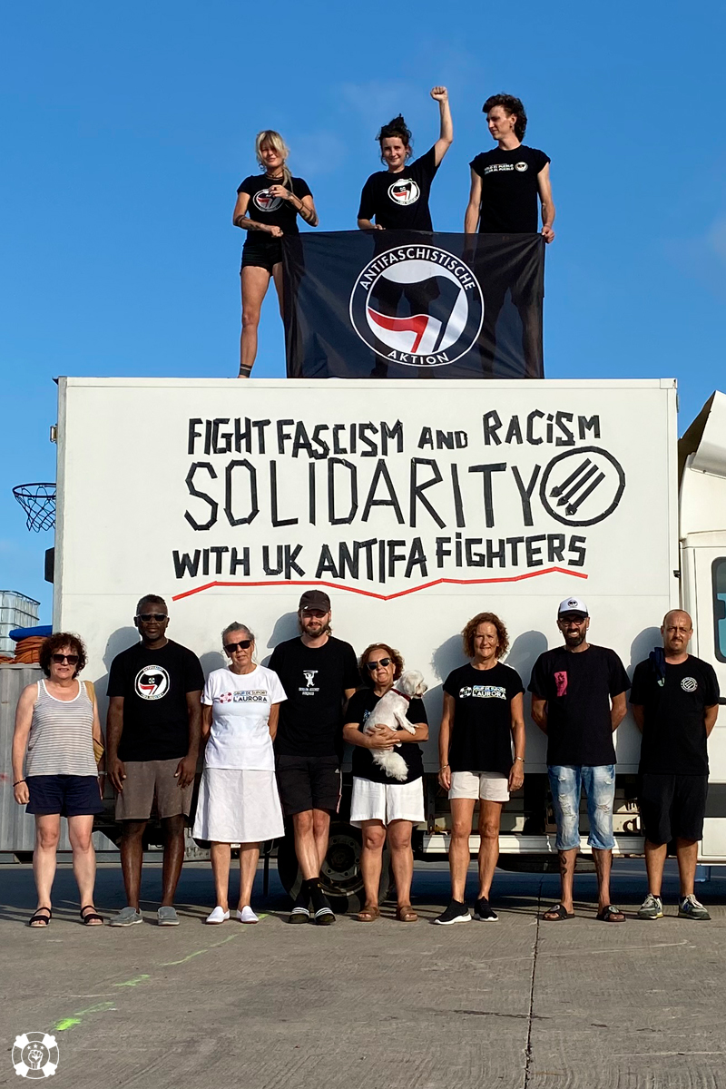 Acte al port de Borriana contra els pogroms racistes al Regne Unit i en suport a les entitats i activistes que els fan front.

aurorasuport.org/acte-al-port-d…