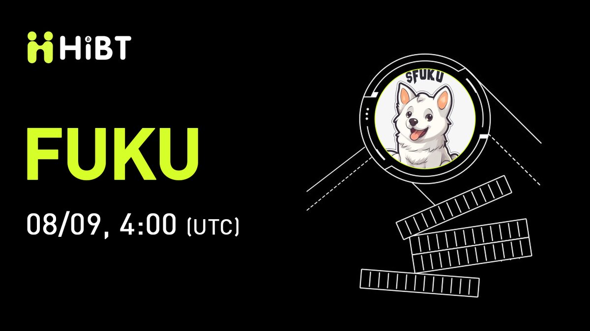 HIBTGlobal's tweet image. 🚀 @FUKU_ON_ETH $FUKU(Fuku-Kun) will soon be listed on #Hibt

🔥 Pair: FUKU/USDT
💼 Network: ERC20

⏰ Trade: hibt.com/trade/FUKU-USDT
✍️ Details: support.hibt.com/hc/en-us/artic…

#FUKU #Crypto #Web3 #CryptoListing