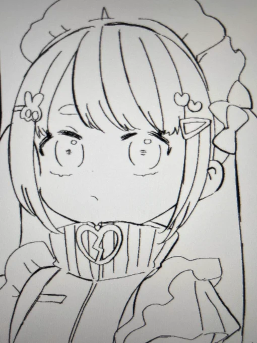 前回のぶいさいのFAを経て上手く描けるようになった気がする 