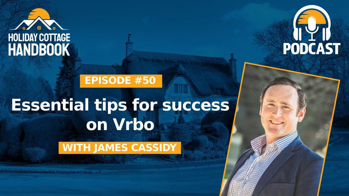 Today, we publish our 50th(!) podcast episode – featuring James Cassidy from <a href="/ExpediaGroup/">Expedia Group</a>.

James shares five top tips to achieve success on <a href="/vrbo/">Vrbo</a> and outlines a host of industry trends, including ‘set-jetting’ and ‘go-cations’.

Listen now: holidaycottagehandbook.com/podcast/episod…