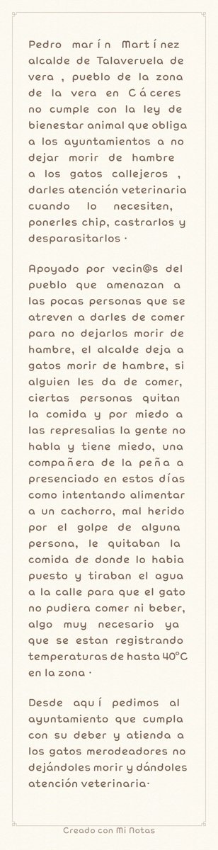 Talaveruela de la vera no cumple con la ley animal 
#talaverueladelavera
#Extremadura 
#caceres 
#LeyAnimal 
#gatosmerodeadores 
#NoAlMaltratoAnimal 
#StopTheHate