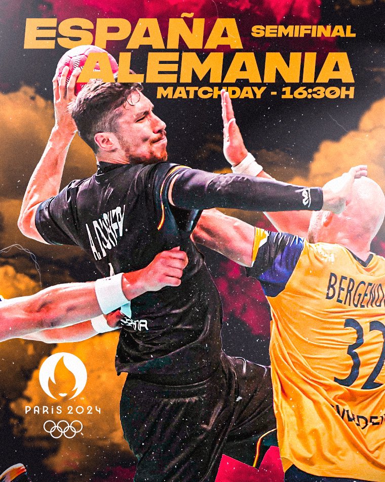 Vinimos para jugar estos partidos.
Vamos con todo! 🔥❤️‍🔥

Alemania 🇩🇪 vs 🇪🇸 España  

#Paris2024  #Olympics
