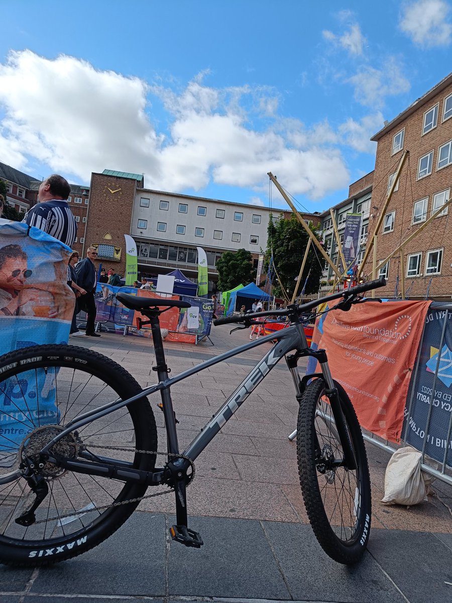 We're down at SportsFest today with a fleet of bikes ready for you to ride. Come down and have a try 🚲