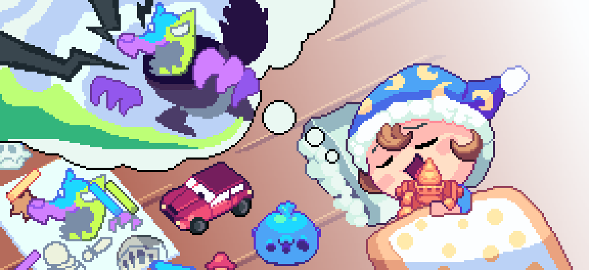 Your Imagination Becomes Reality!

😴Do you remember your childhood dreams or that imaginary friend? At some point, we’ve all imagined a special friend of our own.
devlog.pixelheroes.io/z5xyz/Your-Ima…

🐉Pixel Heroes Adventure is turning your imaginary friend or childhood dreams into a real