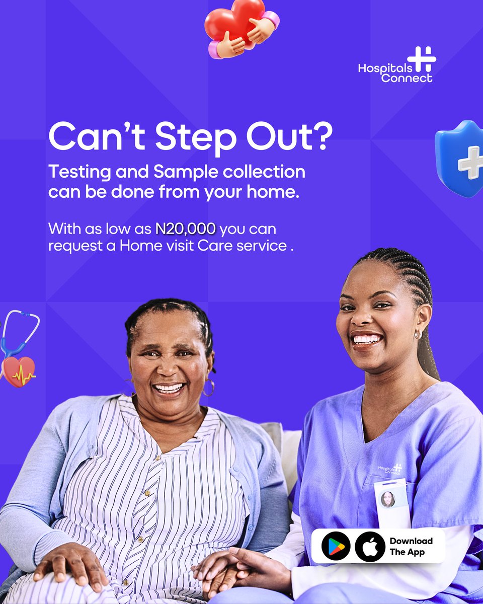 hospitalscon's tweet photo. Unable to leave your home? No worries, Hospitals Connect offers home care services.
Get medical help for yourself or loved ones without leaving your home.
Send us a message to get started.
#homecare #homecareservice #hcapp https://t.co/2ksJzkuIap