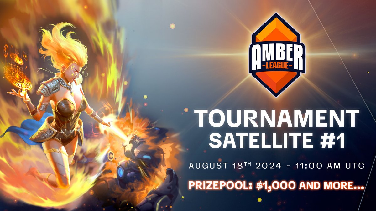amberleague_ALI's tweet photo. 👀Season 1 is on, baby!
Get ready for 3 months of competition &amp; over $10k in prizes 💰
Registration for Satellite #1 is 𝐍𝐎𝐖 𝐎𝐏𝐄𝐍, here :
https://t.co/pXUDhKfG0m

The battlefield awaits, are you ready to make history?
#AmberLeague #CrossTheAges #SignupOrGoHome https://t.co/9V00OsJDI1