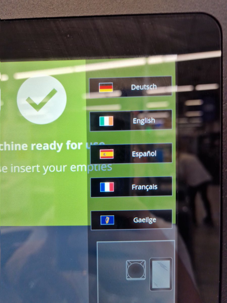 <a href="/TescoIrl/">Tesco Ireland</a> sort out your flags #Gaeilge