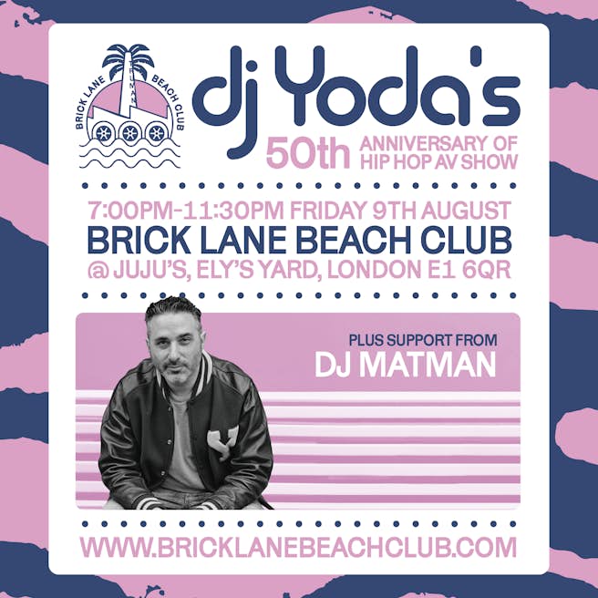 AllGigs (@allgigs) on Twitter photo London! Tonight you've got <a href="/DJYodaUK/">DJ Yoda 🎧</a> DJ Yoda and DJ Matman <a href="/djmatman/">dj matman</a> at <a href="/Jujusbarstage/">Juju's Bar & Stage</a> Juju's Bar And Stage <a href="/bricklbeachclub/">bricklanebeachclub</a> - 50 Years of Hip-Hop spectacular incoming! >> allgigs.co.uk/view/artist/54… London! Tonight you've got <a href="/DJYodaUK/">DJ Yoda 🎧</a> DJ Yoda and DJ Matman <a href="/djmatman/">dj matman</a> at <a href="/Jujusbarstage/">Juju's Bar & Stage</a> Juju's Bar And Stage <a href="/bricklbeachclub/">bricklanebeachclub</a> - 50 Years of Hip-Hop spectacular incoming! >> allgigs.co.uk/view/artist/54…