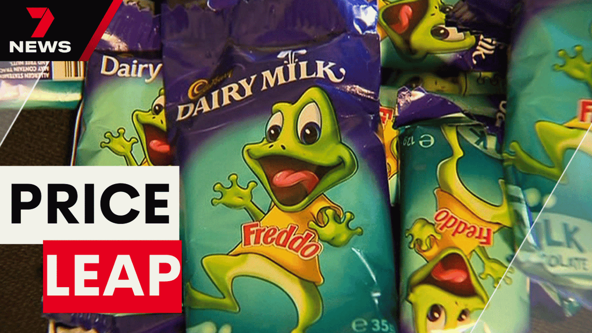 7NEWS Adelaide (@7newsadelaide) on Twitter photo Inflation has hit the humble Freddo Frog and Caramello Koala with Cadbury announcing it is doubling their price from $1 to $2. The chocolate giant is blaming the soaring cost of cocoa but retail experts are not convinced. youtu.be/WrLb5g9NxTc <a href="/AndreaLNicolas/">Andrea Nicolas</a> #7NEWS Inflation has hit the humble Freddo Frog and Caramello Koala with Cadbury announcing it is doubling their price from $1 to $2. The chocolate giant is blaming the soaring cost of cocoa but retail experts are not convinced. youtu.be/WrLb5g9NxTc <a href="/AndreaLNicolas/">Andrea Nicolas</a> #7NEWS