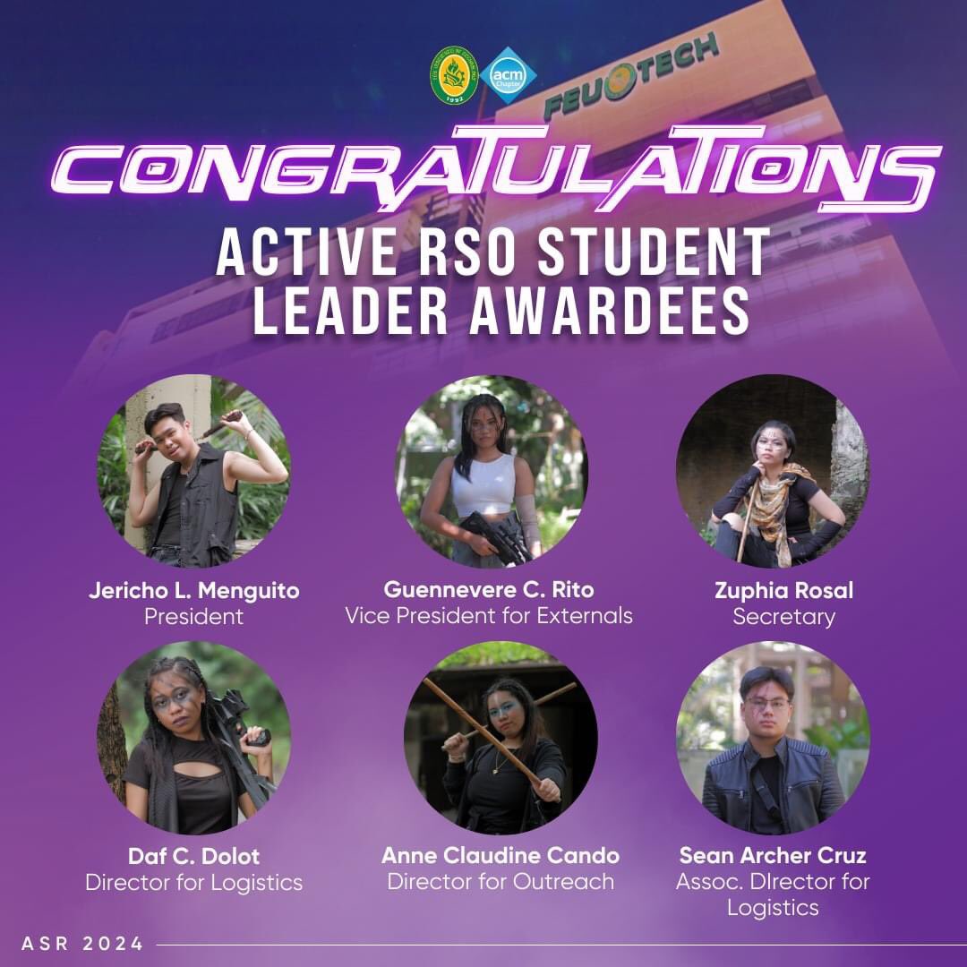 feutechACM's tweet photo. We are beyond thrilled to share the incredible achievements of FEU Tech ACM this school year! 🌟

These achievements are not just individual victories—they belong to all of us. Together, we’ve shown what we can accomplish when we work with purpose and passion. https://t.co/J6v4rIeH9m