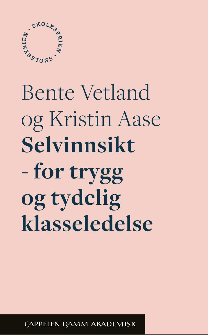 Selvinnsikt – for trygg og tydelig klasseledelse. Selvinnsikt hjelper når du trenger å være modig, varm og ha energi i klasserommet.
Ny bok er ute! #kjenndegselv kristinaase.no/artikler/ny-bok