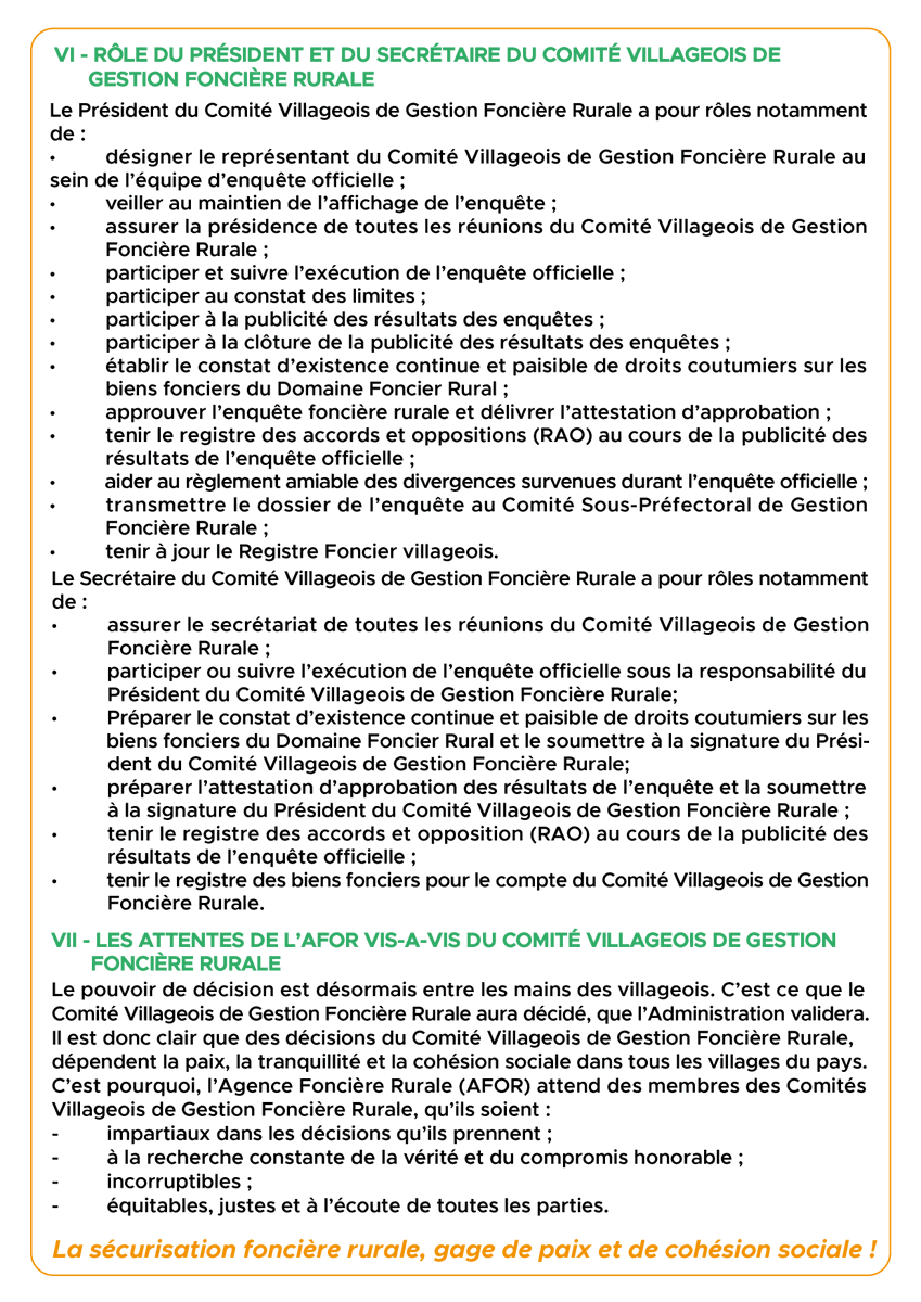 AgenceAFOR's tweet photo. On dit Comité Villageois de Gestion Foncière Rurale (CVGFR), mais c'est quoi en fait ? Quel est son rôle ? Voici ça en bas.
#afor_civ
#presfor
#cvgfr
#paix https://t.co/cP6pGcZOwl