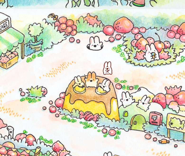 「平成の文房具っぽい絵と言われたりするのですが、この絵の中を歩き回れるゲーム作って」|asahaのイラスト