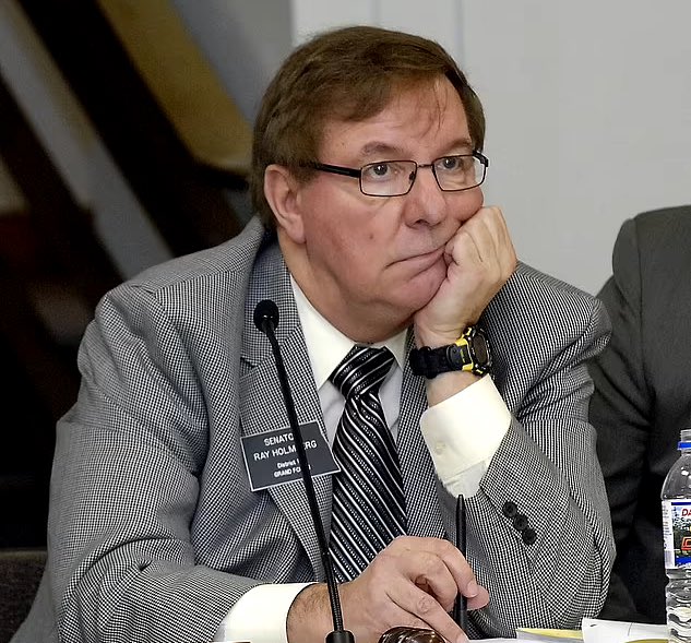 MikeSington's tweet image. Republican family values. Republican North Dakota State Senator Ray Holmberg admits in court to having sex with minor males after using taxpayer funds to fly to Europe several times. He was also accused of receiving child porn. Those charges were dropped in the plea agreement.