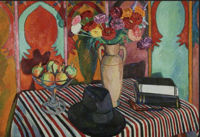 ArtGuideAlex's tweet photo. Zinnias 1930 #EdwardWolfe https://t.co/wV9jIqMx4s