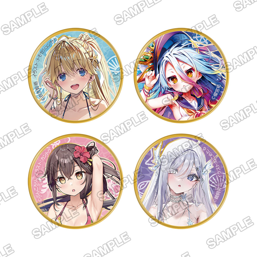 MF文庫J夏の学園祭2024 描きおろし 来島記念メダル 全4種セット 🌺MF文庫J 『夏の学園祭2024』情報🌺 【グッズ情報】 🍹MF文庫J夏の