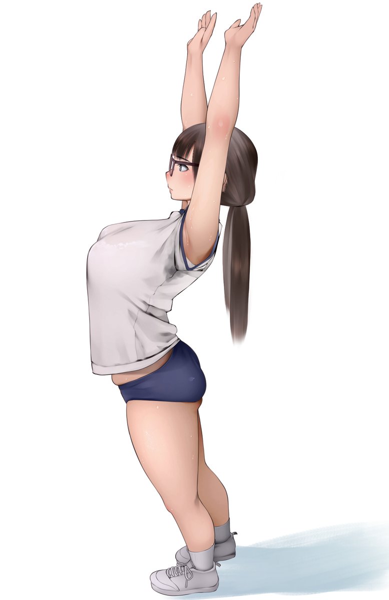 ラジオ体操第一①「腕を前から上にあげて大きく背伸びの運動」 