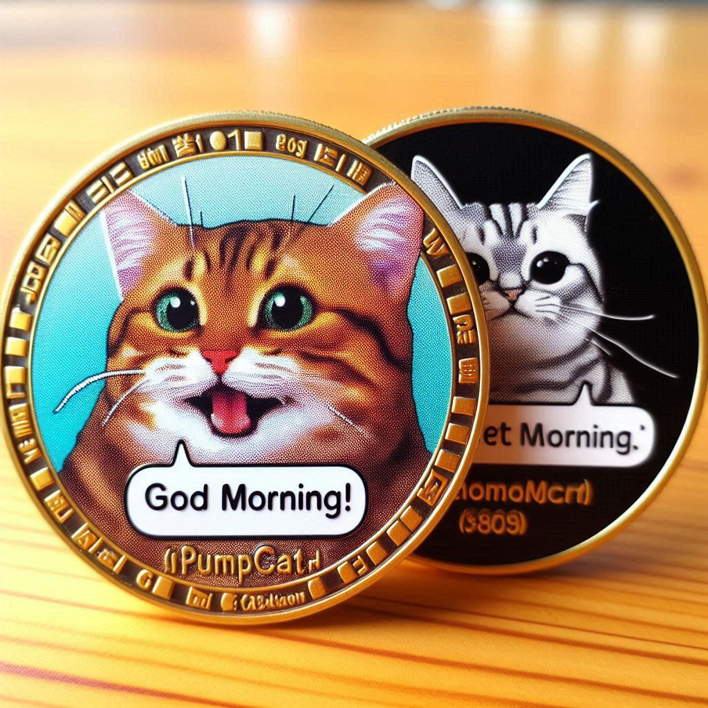 PumpCat24's tweet photo. 🌞😸 Good meowning, #PumpCat family! 🐾 Ready to seize the day and chase those gains? 💰🚀 Let's make today another purrfectly successful adventure in the world of PumpCat! 🐱✨ Keep your pawsitive vibes strong, and let's go to the moon! 
#memecoins #memecoin2024 #GemsRadar #100x https://t.co/Ebv1j4vyoG