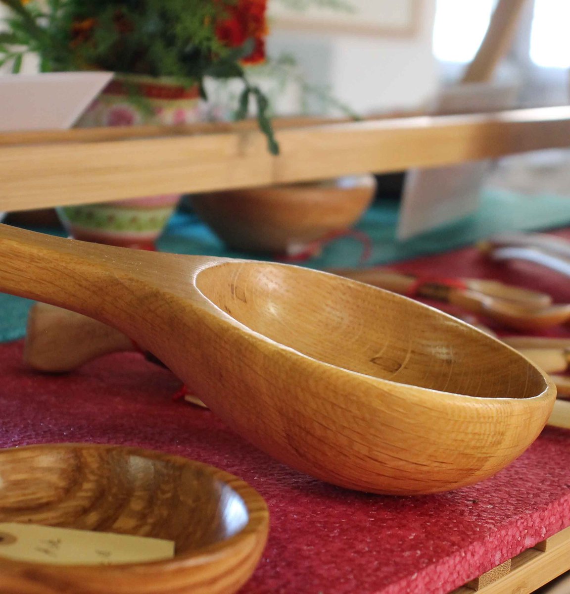 CraftsmenPriory's tweet photo. Barbara Runkel's wooden utensils, boards, bowls and much more are already selling really well. Don't miss your favourite - call in to see us soon. https://t.co/JC3TcwcZlz