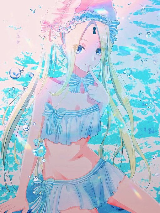 アビーちゃん強化おめでとう!これは過去絵の水着アビーちゃん🫶 #FGO 