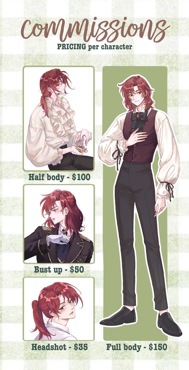 ciancy_an's tweet image. 🌸🌸🌸Commission open 🌸🌸🌸
Please read the price sheet carefully and Feel free to DM for more details!!!
#commissionopen #Commission