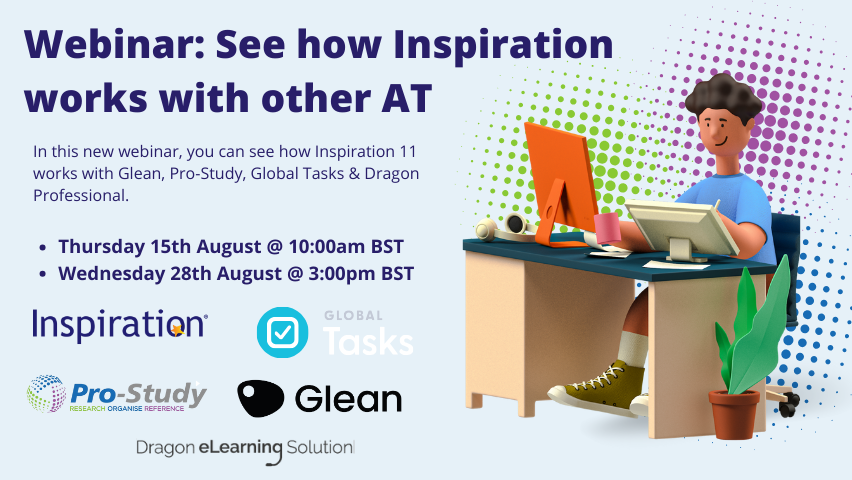 TechEdology - software publishing & events (@techedology) on Twitter photo Inspiration 11: Working with other AT - happening again on Thursday! These webinars show how the new + improved #Inspiration works with @GleanNotes <a href="/ProStudyUK/">Pro-AT Group</a> Global Tasks from <a href="/texthelp/">Everway (Formerly Texthelp)</a> & Dragon Professional from @Top_Class_Comp
Book for this week here 👇techedshowcase.wistia.com/live/events/64… Inspiration 11: Working with other AT - happening again on Thursday! These webinars show how the new + improved #Inspiration works with @GleanNotes <a href="/ProStudyUK/">Pro-AT Group</a> Global Tasks from <a href="/texthelp/">Everway (Formerly Texthelp)</a> & Dragon Professional from @Top_Class_Comp
Book for this week here 👇techedshowcase.wistia.com/live/events/64…