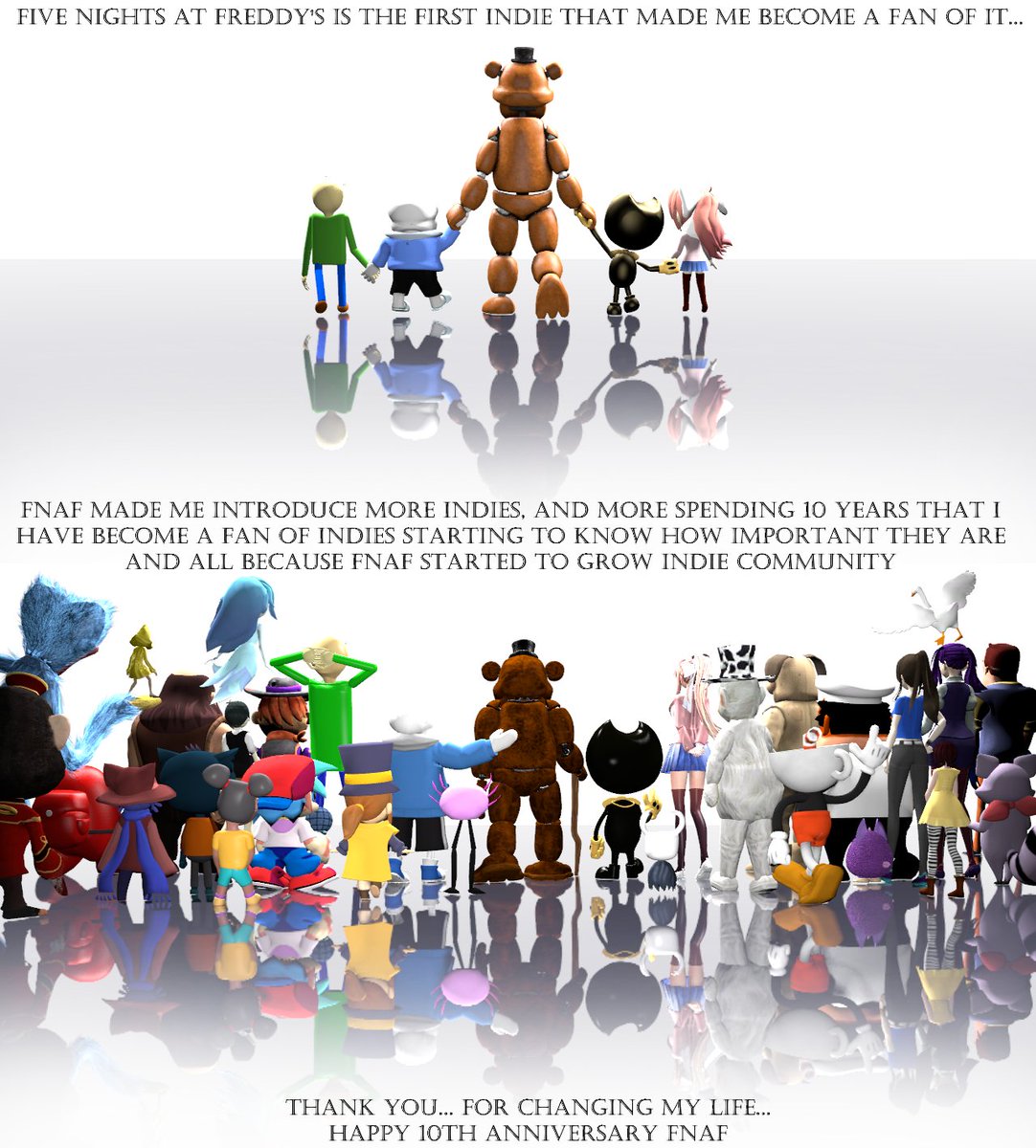 AnimakerSource's tweet image. Thank you... for changing my life...

#FNAF10thAnniversary #SFM #indiegames