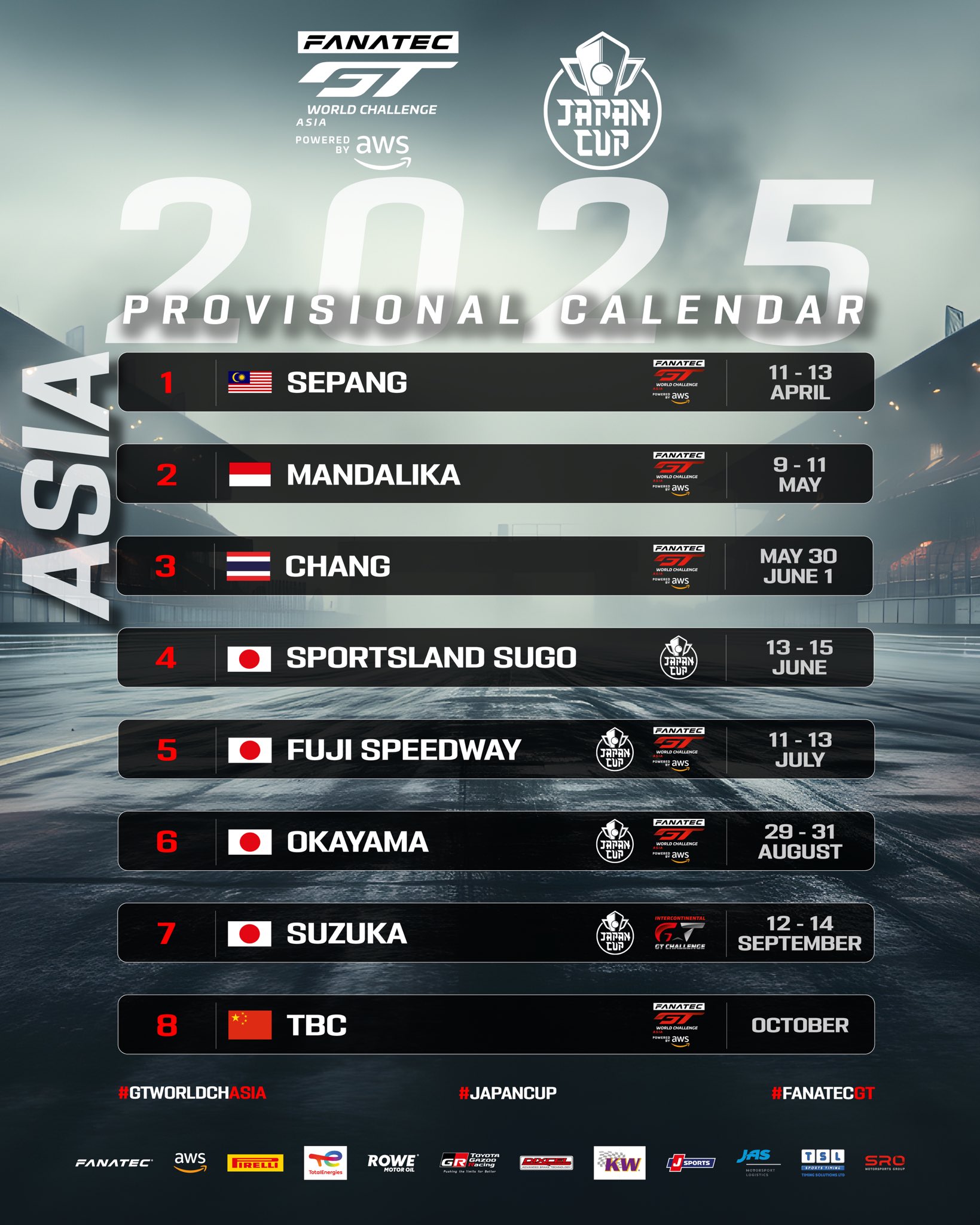 GT World Challenge Asia Powered by AWS on X: 