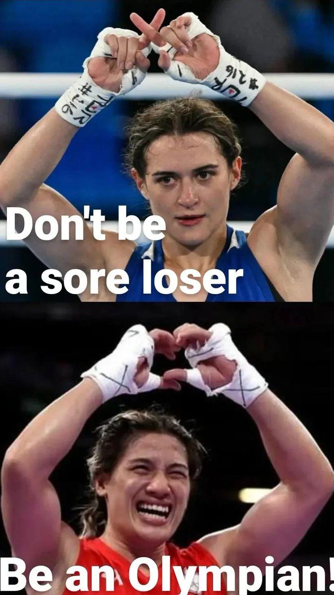 82akius's tweet photo. In the past, many boxers did not question Lin's gender. However, this year's Olympics suddenly came out to protest.  SORE LOSERS. 🫶 https://t.co/pql4z3gT3A
