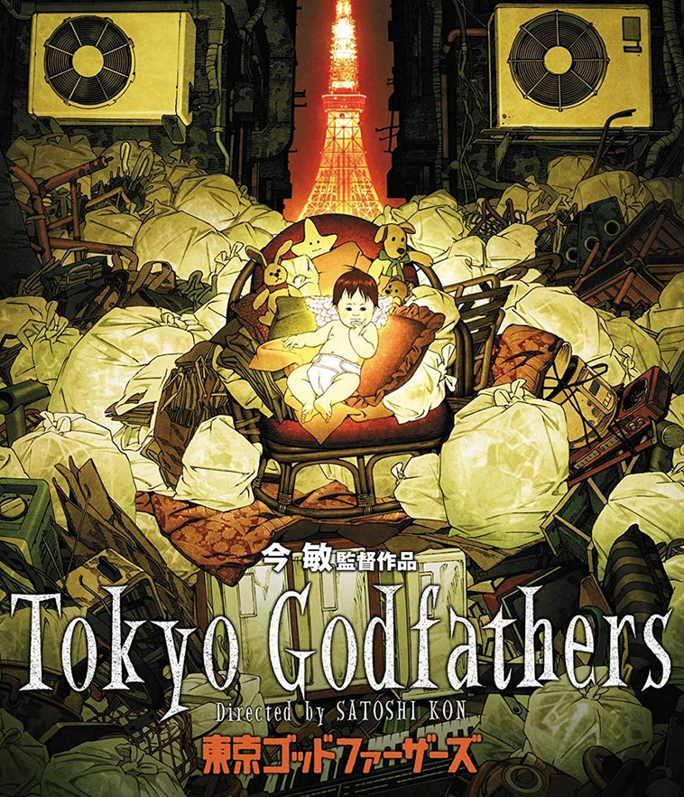 How good is Satoshi Kon's draftsmanship, you say ? Just look at his line art for this Tokyo Godfathers illustration used for the dvd cover art - 😅